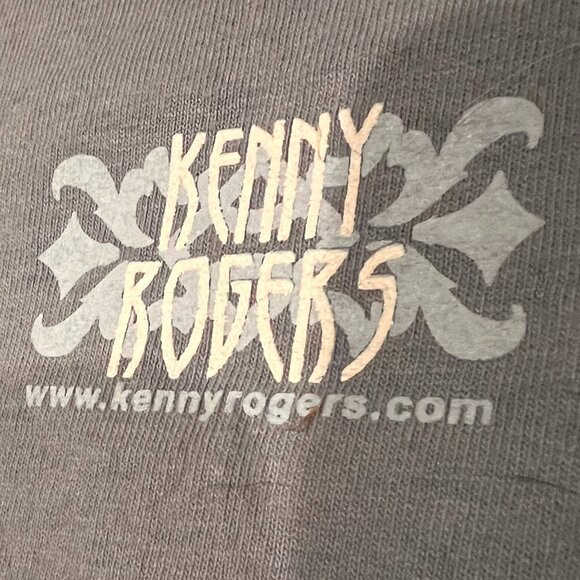 Kenny Rogers Light Blue Tour Tee - Picture 4 of 5